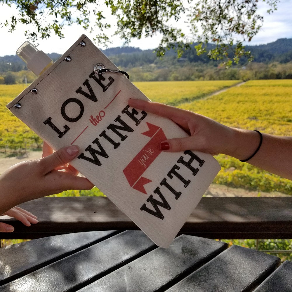 Love the Wine You're With - Canvas Canteen 750ml