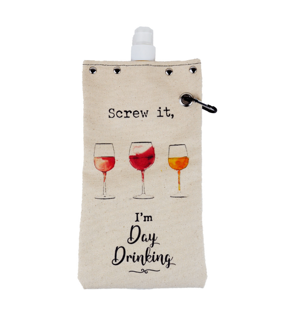 Screw It -I'm Day Drinking - Canvas Canteen 750ml