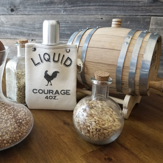 Liquid Courage - Canvas Flask 120ml