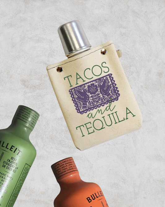 Tacos & Tequila - Canvas Flask 120ml