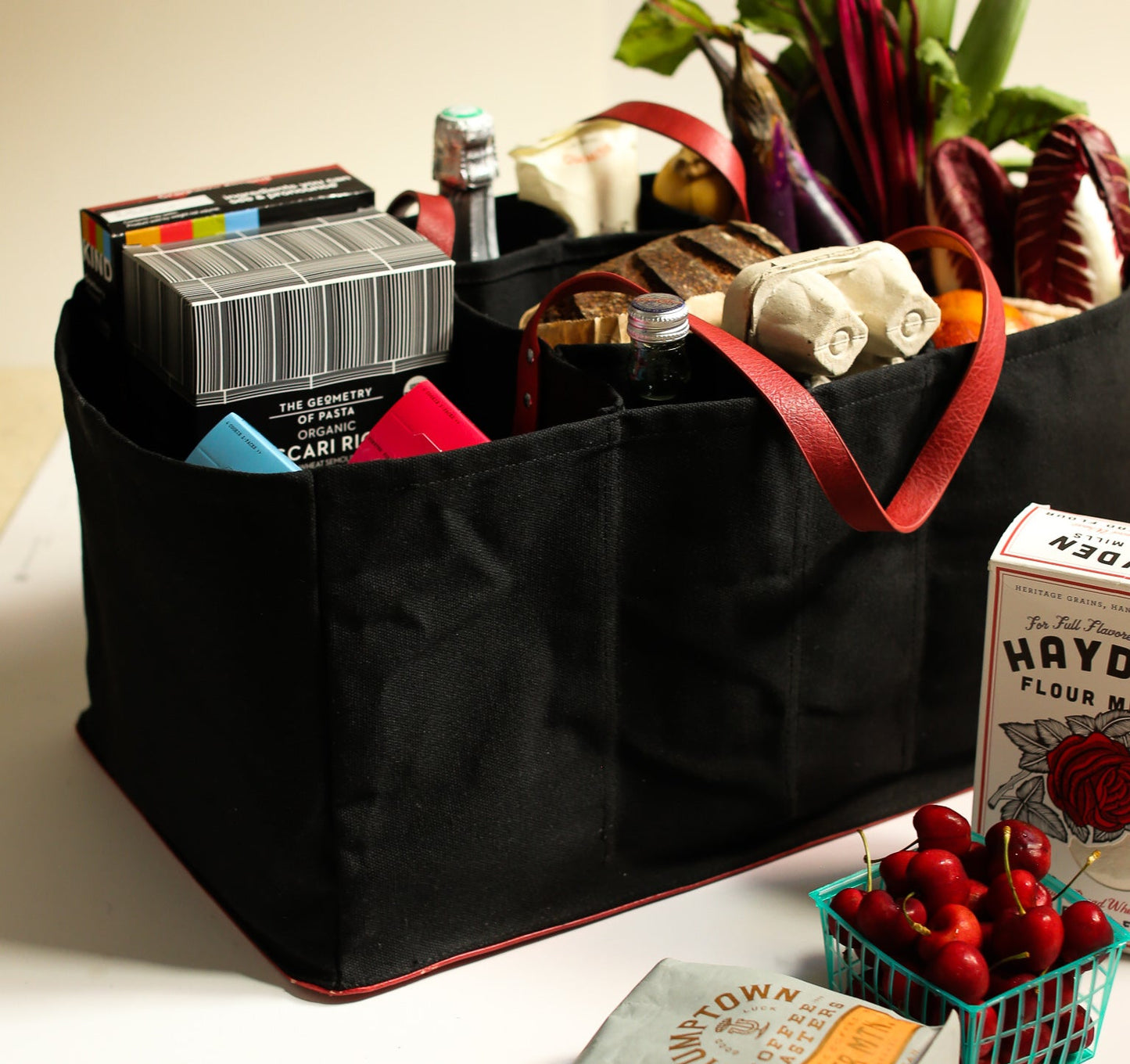 Black Grocery Tote