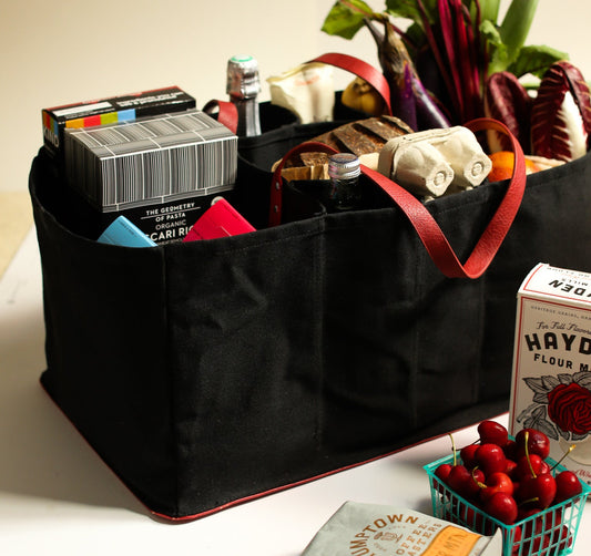 Black Grocery Tote