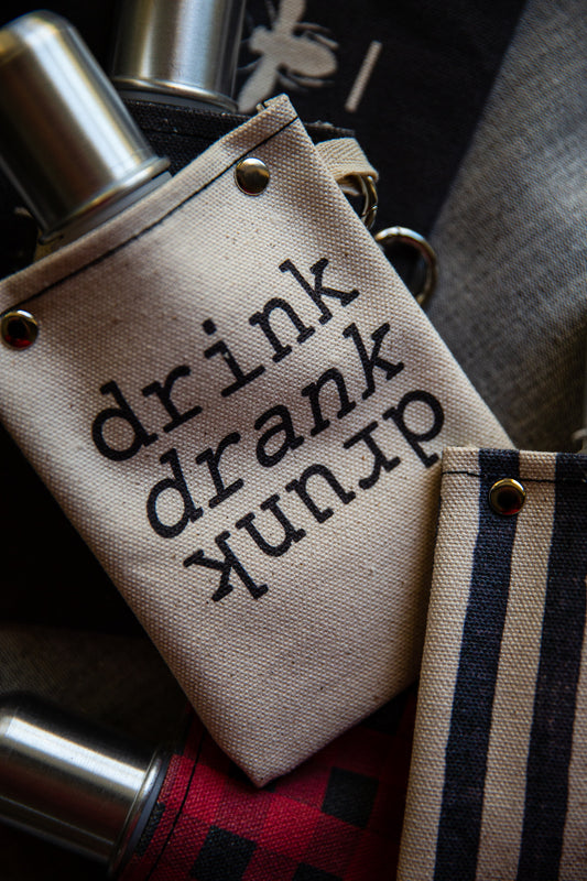 Drink Drank Drunk - Canvas Flask 120ml