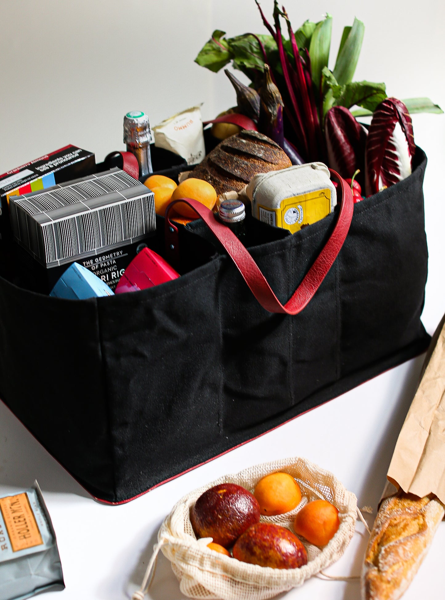Black Grocery Tote