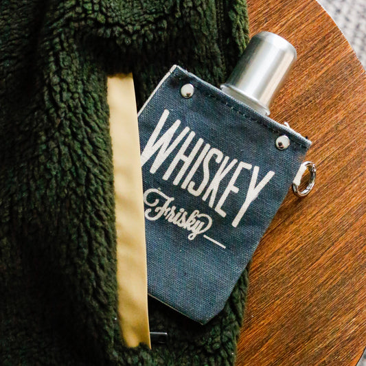 Whiskey Frisky - Canvas Flask 120ml