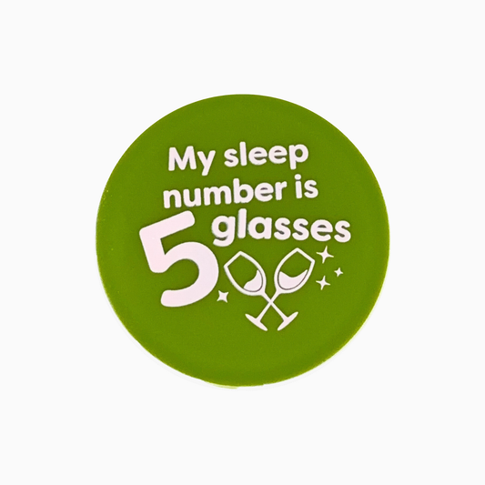 My Sleep Number is 5glasses