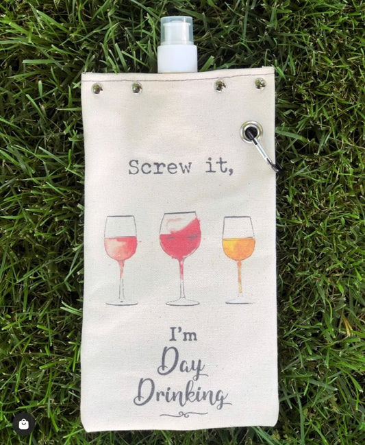 Screw It -I'm Day Drinking - Canvas Canteen 750ml