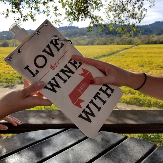Love the Wine You're With - Canvas Canteen 750ml