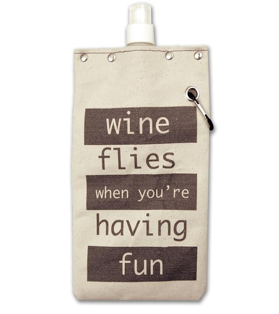 Wine Flies - Canvas Canteen 750ml