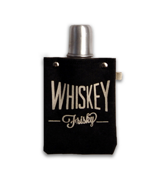 Whiskey Frisky - Canvas Flask 120ml