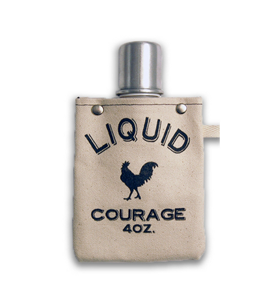 Liquid Courage - Canvas Flask 120ml