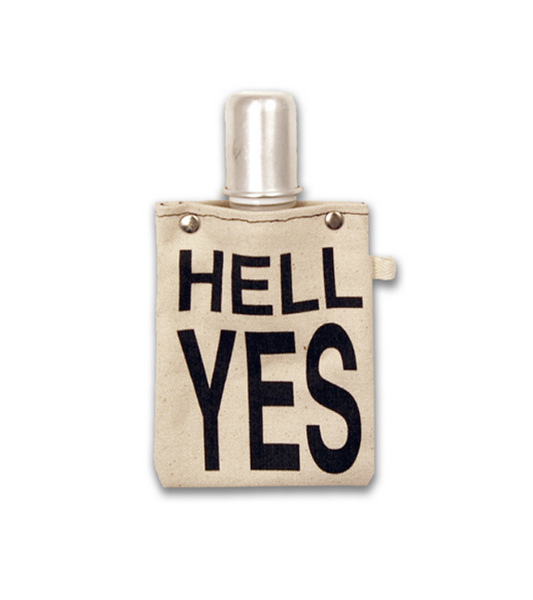 Hell Yes - Canvas Flask 120ml