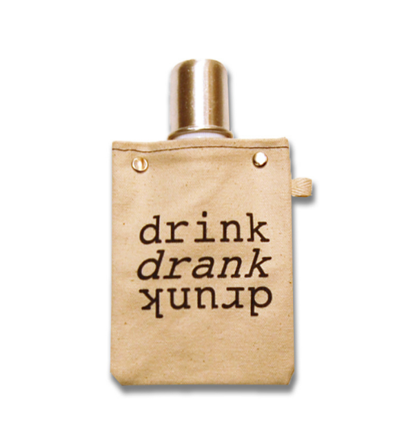 Drink Drank Drunk - Canvas Flask 120ml