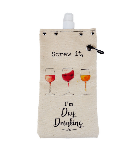 Screw It -I'm Day Drinking - Canvas Canteen 750ml