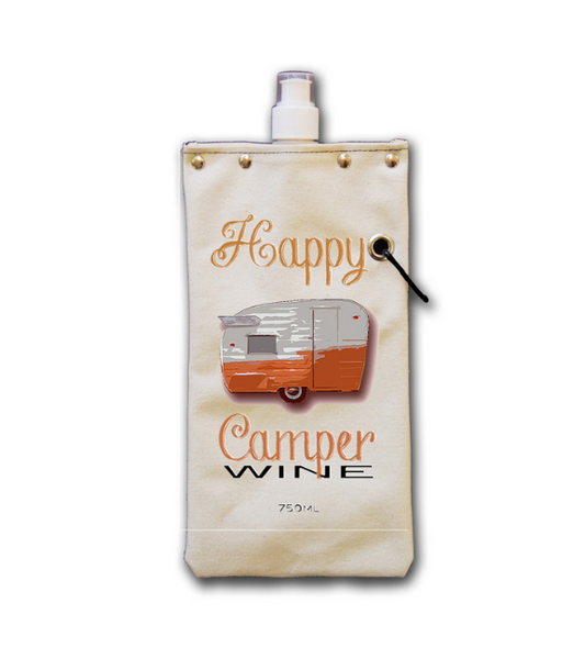 Happy Camper - Canvas Canteen 750ml